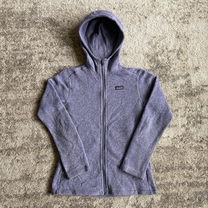 Patagonia Girls Purple Full Zip Fleece Hooded Better Sweater